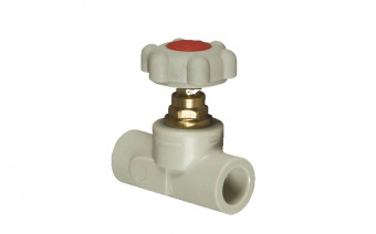 Вентиль Ø20 прямоточный пластиковый  FV-Plast