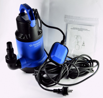 Насос дренажный ADS-900 AQUARIO (Мощность P1= 300 Вт, Макс.напор = 5 м, Макс.расход= 150 л/мин)